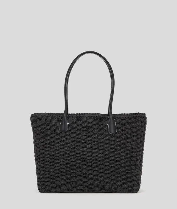 K/Signature piccola borsa da spiaggia intrecciata K/Signature piccola borsa da spiaggia intrecciata