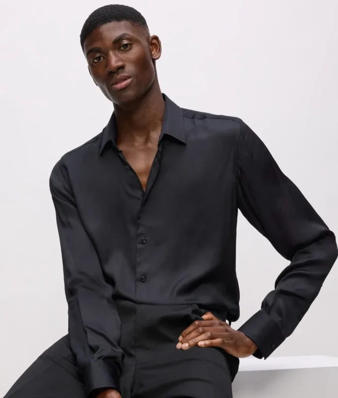 KL Studio camicia con sciarpa
