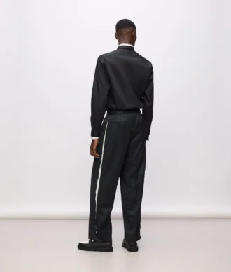 KL Studio pantaloni con bordino a contrasto