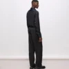 KL Studio pantaloni con dettagli in raso