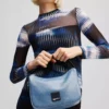 KLJ BOX LOGO COATED MINI HOBO BAG KLJ BOX LOGO COATED MINI HOBO BAG