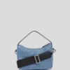KLJ BOX LOGO COATED MINI HOBO BAG KLJ BOX LOGO COATED MINI HOBO BAG