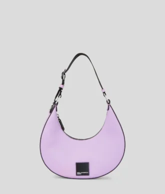 KLJ BOX LOGO HALF-MOON SHOULDER BAG KLJ BOX LOGO HALF-MOON SHOULDER BAG