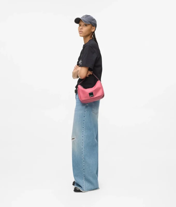 KLJ BOX LOGO SOFT MINI HOBO BAG