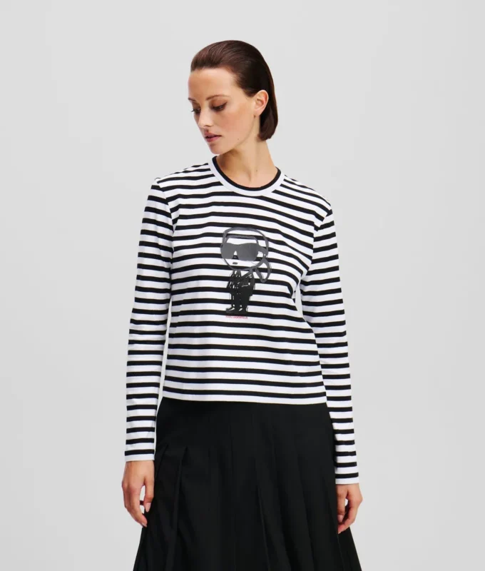 MAGLIETTA A MANICHE LUNGHE IKON STRIPE