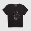 Maglietta con paillettes Ikon Choupette per bambina Maglietta con paillettes Ikon Choupette per bambina