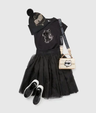 Maglietta con paillettes Ikon Choupette per bambina