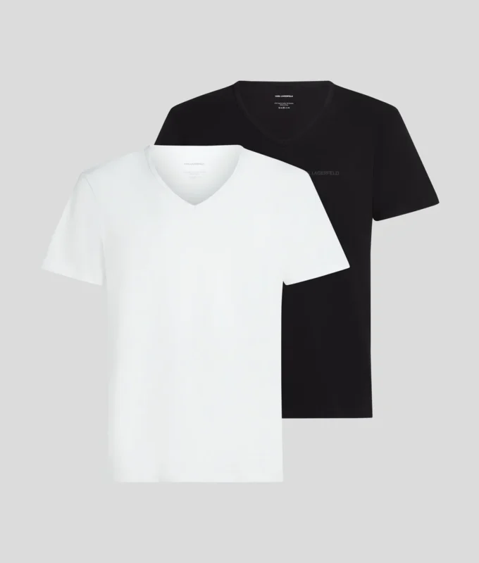 MAGLIETTA CON SCOLLO A V E LOGO – CONFEZIONE DA 2 MAGLIETTA CON SCOLLO A V E LOGO – CONFEZIONE DA 2