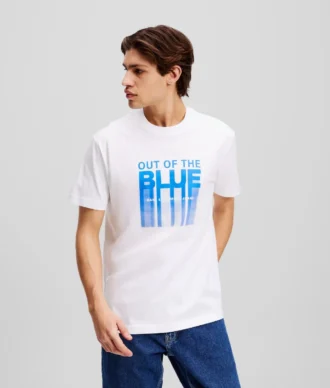 MAGLIETTA CON STAMPA OUT OF THE BLUE