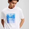 MAGLIETTA CON STAMPA OUT OF THE BLUE
