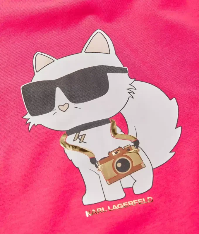 Maglietta Ikon Choupette da bambina Maglietta Ikon Choupette da bambina