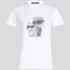 MAGLIETTA IKON KARL & CHOUPETTE CON STRASS MAGLIETTA IKON KARL & CHOUPETTE CON STRASS