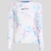 MAGLIETTA IN MAGLIA CON STAMPA FLOREALE MAGLIETTA IN MAGLIA CON STAMPA FLOREALE