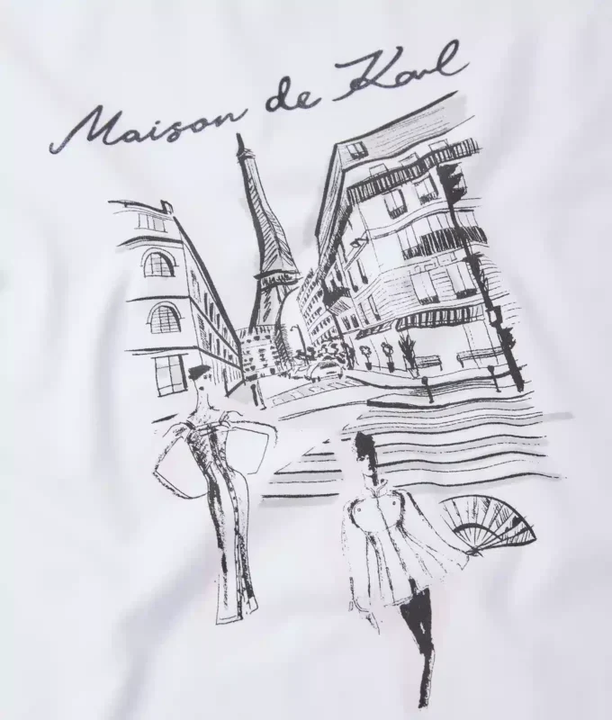 Maglietta Maison de Karl da bambina