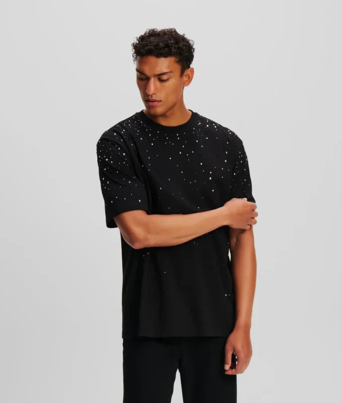 MAGLIETTA RHINESTONE DEGRADÉ MAGLIETTA RHINESTONE DEGRADÉ