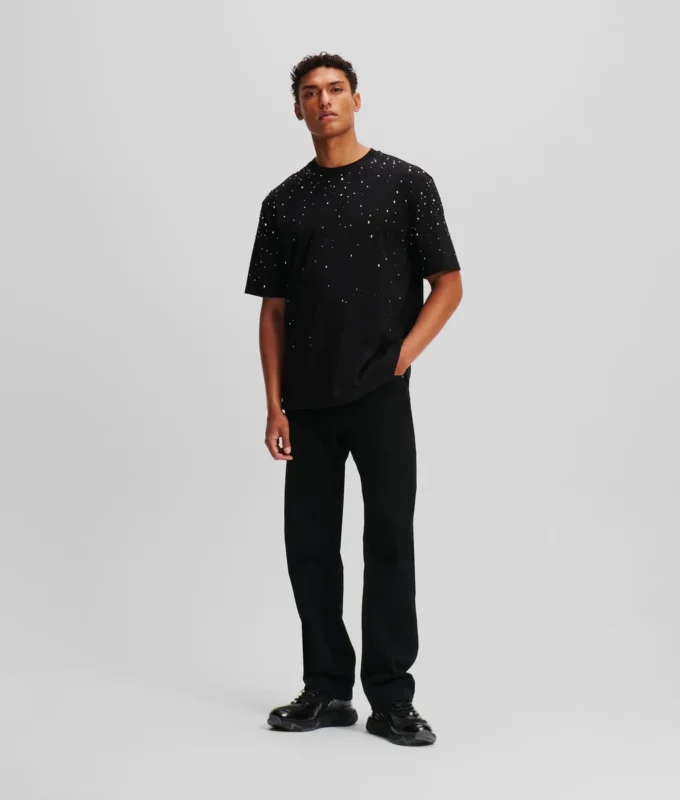 MAGLIETTA RHINESTONE DEGRADÉ MAGLIETTA RHINESTONE DEGRADÉ