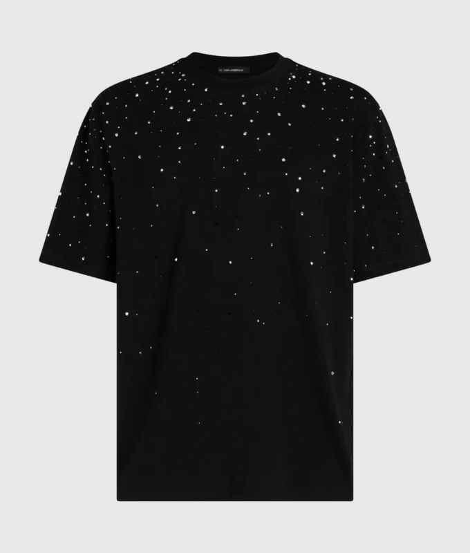 MAGLIETTA RHINESTONE DEGRADÉ MAGLIETTA RHINESTONE DEGRADÉ