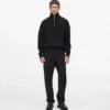 Maglione a collo alto con mezza zip Maglione a collo alto con mezza zip