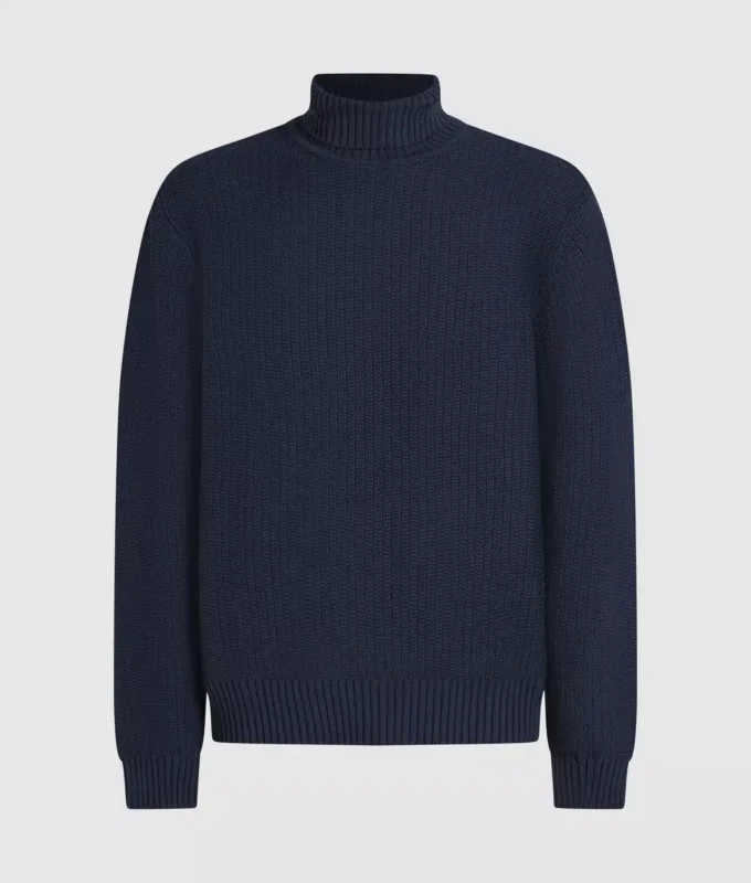 Maglione a collo alto dalla vestibilità morbida Maglione a collo alto dalla vestibilità morbida