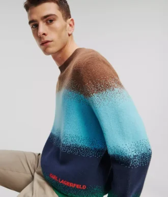 MAGLIONE A RIGHE SFUMATE
