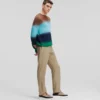 MAGLIONE A RIGHE SFUMATE MAGLIONE A RIGHE SFUMATE