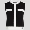 MAGLIONE CON BORDATURA A CONTRASTO
