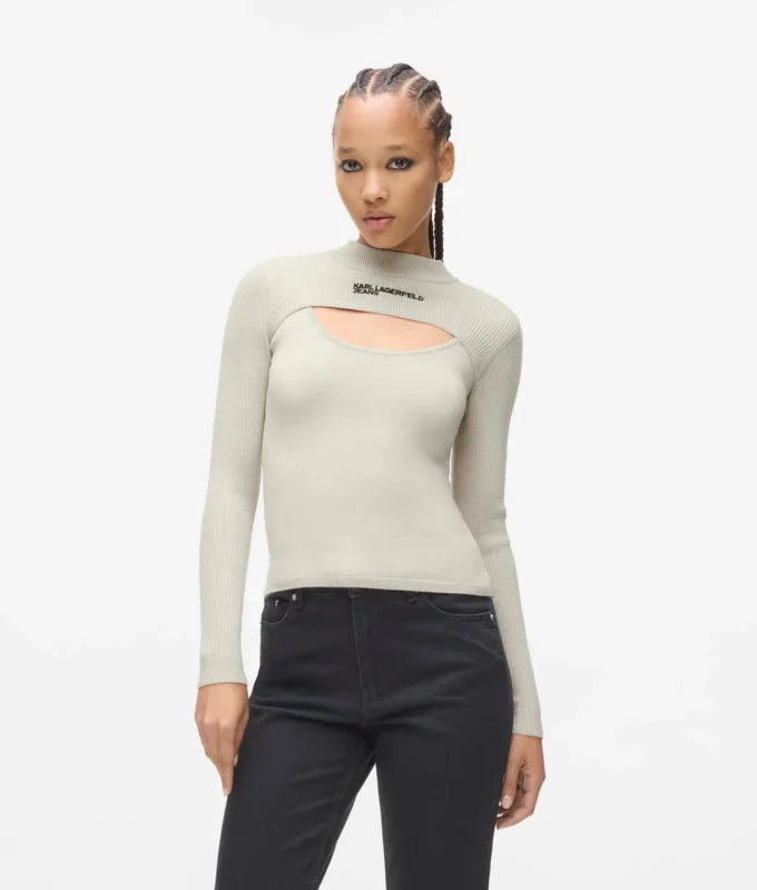 Maglione con cut-out Maglione con cut-out