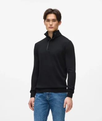 Maglione con mezza zip Kameo