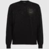 Maglione con strass degradé Maglione con strass degradé