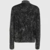 Maglione con zip lavato Maglione con zip lavato