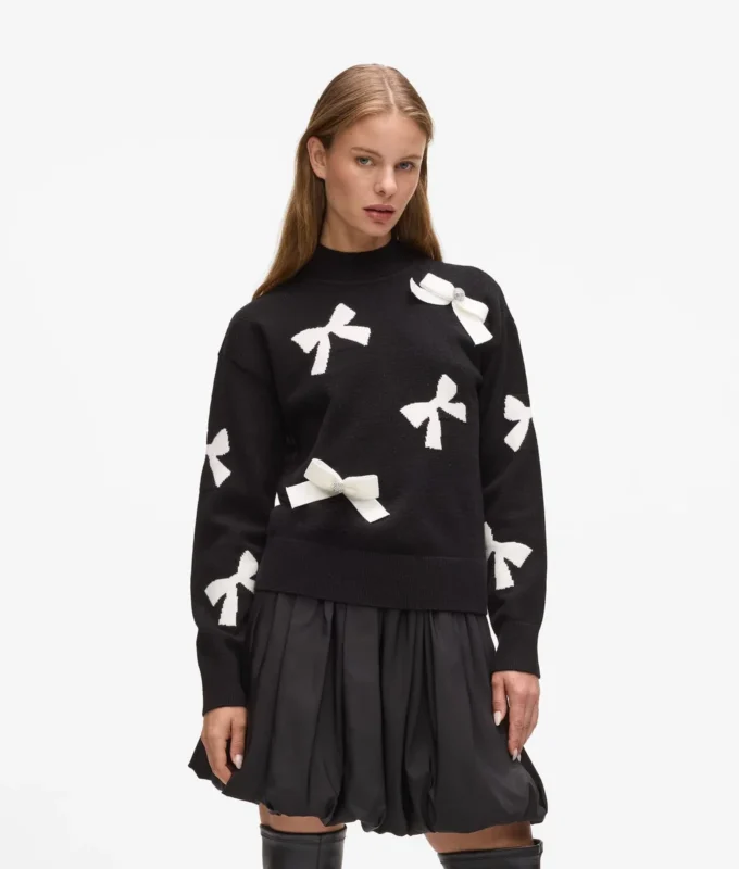 Maglione esclusivo con fiocco