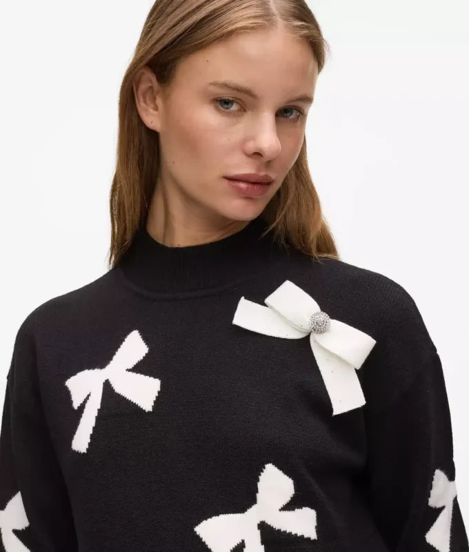 Maglione esclusivo con fiocco