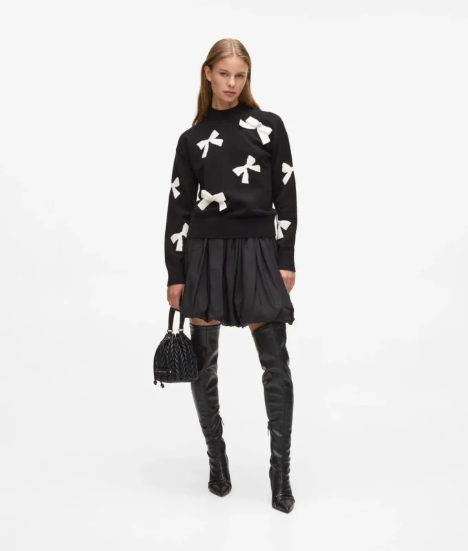 Maglione esclusivo con fiocco
