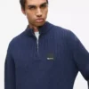 Maglione rilassato con mezza zip Maglione rilassato con mezza zip