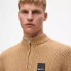 Maglione rilassato con mezza zip Maglione rilassato con mezza zip