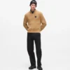 Maglione rilassato con mezza zip Maglione rilassato con mezza zip