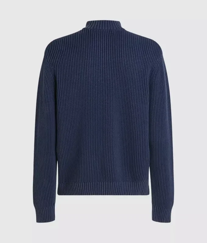 Maglione rilassato con mezza zip Maglione rilassato con mezza zip