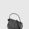 Mini borsa a tracolla in denim Geo Mini borsa a tracolla in denim Geo