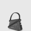 Mini borsa a tracolla in denim Geo Mini borsa a tracolla in denim Geo