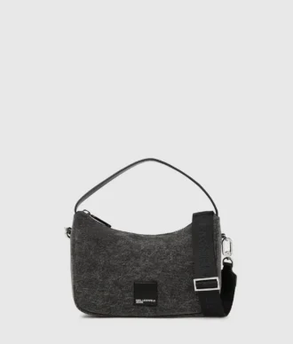 Mini borsa hobo in denim
