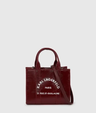 Mini borsa tote rivestita Rue St-Guillaume