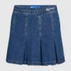 Minigonna in denim plissettato Minigonna in denim plissettato