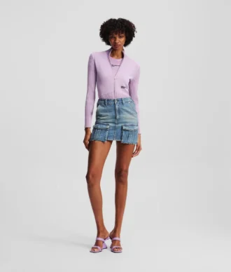 MINIGONNA IN DENIM UTILITY