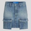 MINIGONNA IN DENIM UTILITY