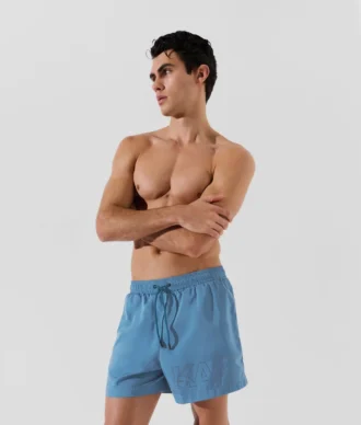MORBIDI SHORTS DA BAGNO CON LOGO METALLICO MORBIDI SHORTS DA BAGNO CON LOGO METALLICO