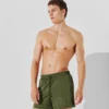 MORBIDI SHORTS DA BAGNO CON LOGO METALLICO