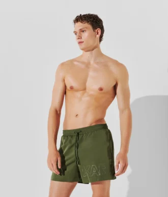 MORBIDI SHORTS DA BAGNO CON LOGO METALLICO MORBIDI SHORTS DA BAGNO CON LOGO METALLICO