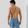 MORBIDI SHORTS DA BAGNO CON LOGO METALLICO