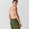 MORBIDI SHORTS DA BAGNO CON LOGO METALLICO