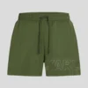 MORBIDI SHORTS DA BAGNO CON LOGO METALLICO
